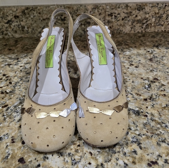 MATERIA PRIMA by GOFFREDO FANTINI Pumps Round Toe Slingback Suede EU 39.5 | US 9 - Picture 2 of 8